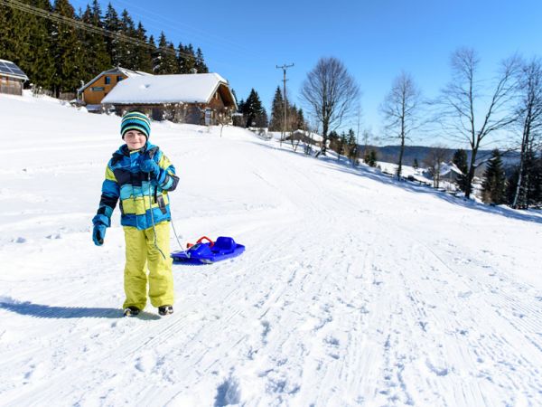 Rodelspaß für Kinder garantiert